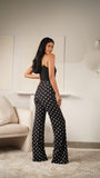 Gina Polka Dot Pants Blk/Wht